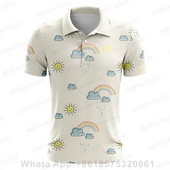 Рубашка поло с коротким рукавом для рыбалки, Детские рубашки для гольфа, Быстросохнущая дышащая спортивная одежда, поло-джерси, повседневная футболка для MTB Racing, новинка 2023 года
