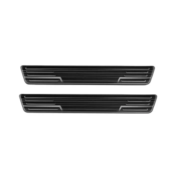 Накладка на порог автомобиля снаружи, накладка на педаль, защитная наклейка для укладки, черная для Toyota Sienta 10 серии 2022-2023 гг.