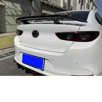 ДЛЯ Автомобильных Аксессуаров Спойлер НОВОЙ Mazda 3 Mazda3 Седан 2019 2020 M3 Высококачественный Материал ABS Багажник Задние Крылья В Стиле GT