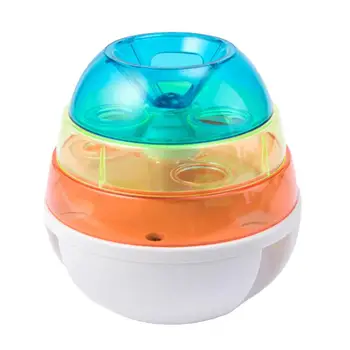 Игрушка-неваляшка для домашних животных, Интерактивная безопасная игрушка-мяч для собак с медленной подачей, устойчивая к укусам, раздача лакомства питомцу В многофункциональный мяч для лакомства