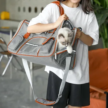 В наличии переноска для кошек Four Seasons, многофункциональный рюкзак для домашних животных, удобный ящик для кошек, удобная переносная дорожная сумка для кошек