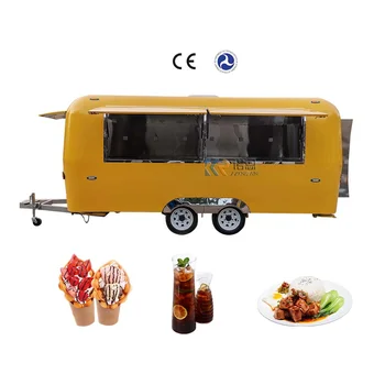 Продается полностью оборудованный грузовик для доставки еды с украшениями, передвижной трейлер со светодиодным экраном, грузовик для продажи еды в США