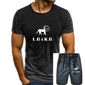 Мужская футболка Laika Dog Cccp, советская новинка, хлопковая футболка, футболка с коротким рукавом, Топы с круглым вырезом, идея подарка
